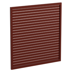 90 x 16mm Slatted Gate - Pre Fabricated Aluminium Slat Gate - 1720mmW x 1800mmH