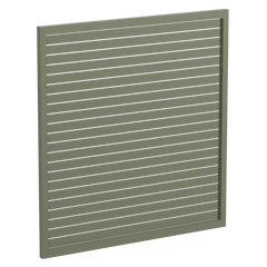 90 x 16mm Slatted Gate - Pre Fabricated Aluminium Slat Gate - 1720mmW x 1800mmH