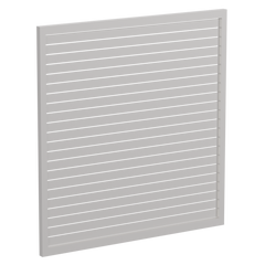 90 x 16mm Slatted Gate - Pre Fabricated Aluminium Slat Gate - 1720mmW x 1800mmH