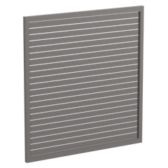 90 x 16mm Slatted Gate - Pre Fabricated Aluminium Slat Gate - 1720mmW x 1800mmH