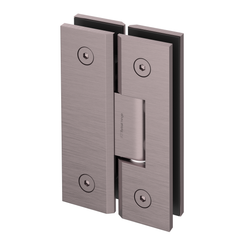 Portrait Glass to Glass Shower Screen Hinge to Suit 10mm Glass - Brushed Nickel