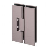 Portrait Glass to Glass Shower Screen Hinge to Suit 10mm Glass - Brushed Nickel