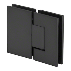Adjustable Glass to Glass shower door hinge, Perth Series Glass-to-Glass 180 Degrees Hinge - Matt Black
