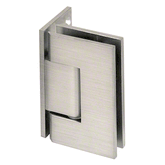 Perth Series Wall-to-Glass Offset Shower Screen Hinge Polished - Brushed Nickel