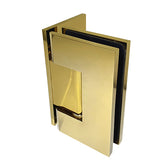 Perth Series Wall-to-Glass Offset Shower Screen Hinge Polished - Polished Brass
