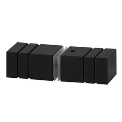 Square Shower Door Knob - Matt Black