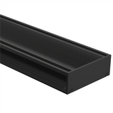 Drainlab - Linear Drain Tile Insert - Up to 10mm Tile - 1200mmL x 35mmH - Black