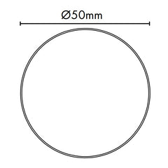 Adjustable Glass Standoff - 50mm Diameter Cap with 45mm Body