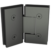 135 Degrees Frameless Shower Screen Glass to Glass Hinge - Gunmetal Grey