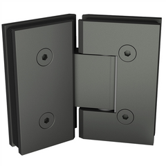 135 Degrees Frameless Shower Screen Glass to Glass Hinge - Gunmetal Grey - Image 1