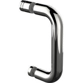 "D" shower door handle stainless steel, d handle 180mm long, shower handle