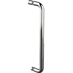 D shower door handle stainless steel, D HANDLE 450mm long, towel rail shower - Image 1