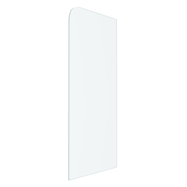 Glass Shower Screen Fixed Panels - Walk-in shower panel with radius corner - Image 1