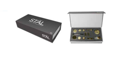 Stal kit frameless sliding shower screen kit. Brushed Brass / Satin gold