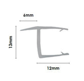 PVC hinge gap water seal 2100mm