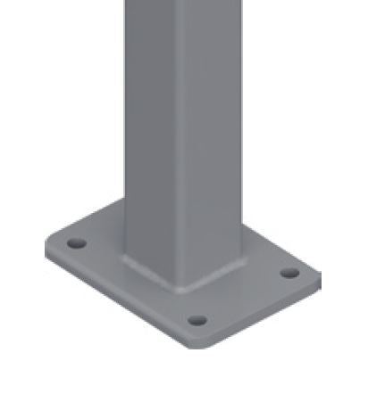 50x50mm base plated post 1300mm OR 1600mm H - Image 1