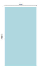 10mm Toughened clear, RETURN/FIXED PANELS SHOWER SCREEN GLASS - Image 2