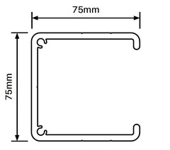 Retaining wall post 1700mm H