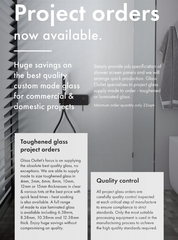 Glass, Custom Project Orders, Any Glass, Toughened, Laminated, Get a Quote - Image 1