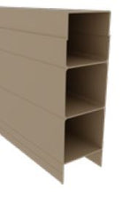 Stackable sleeper Alumawall  2385mm x 150mm