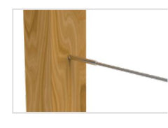 Lag threaded terminal M6 x 3.2mm Stainless Steel 316