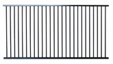 1200mm Aluminium tubular pool fence flat top, certified, CHOICE OF SIZES AND COLOURS - Image 1