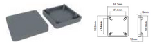 Flat top plate with extended lip - semi frameless pool fencing