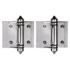 Master Range Hinge Set for Frameless Glass Pool Fence Gate, Self Closing - Image 1