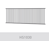 Homesafe Aluminium Flat Top Pool Fence Panel - 3000 x 1200mm SHALE GREY