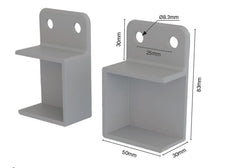 Batten Rail Bracket, - Pack of 4 - Includes 13x Tek Screws - Image 1