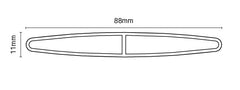 88mm x 11mm louvre blade 5800MM LONG - Image 2