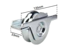 Sliding gate wheel