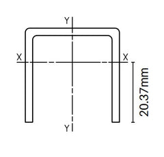 Alumawood Timber Look Heavy duty U channel top/bottom frame 5000MM LONG