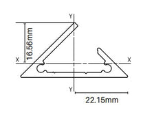 Alumawood 135 Degrees adapter 5800MM LONG