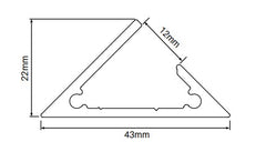 Alumawood 135 Degrees adapter 5800MM LONG