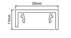 Alumawood Timber Look Concealed fixing cover 5800MM LONG