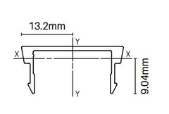 Alumawood Snap-in gate insert 4200MM LONG