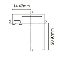 Gate stop 4200MM LONG