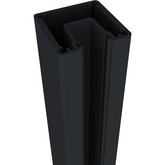 One Way - Aluminium semi frameless pool fencing / balustrade post