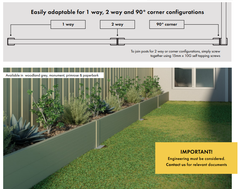 Stackable sleeper Alumawall  2385mm x 150mm