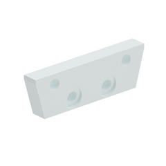 VISOR Balustrade - Aluminium 63x20mm Wall/Post Bracket