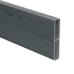 Island Grey Timber Look Aluminium Slat 65mm x 16.5mm slat with centre web 5800MM LONG
