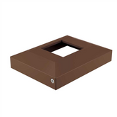 Alumawood Terrain Colour Two part domical cover for 50mm post POWDER COATED ALUMINIUM