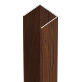 Alumawood Timber Look Heavy duty U channel top/bottom frame 5000MM LONG