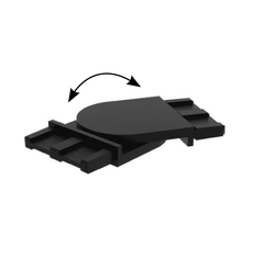 SOLO 50x10mm, HORIZONTAL SWIVEL JOINER