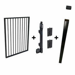 Pool Safe Gate Kit - Pool Gate Package - with optional latch post (2.1m) to concrete inground - Image 1