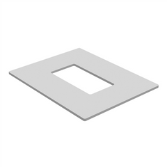 Dress Ring For BARR Posts - 100mm x 80mm - White / Black - Image 1