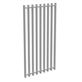 BARR 50 x 25 Aluminium Blade Gate - 1800mm H x 975mm W - White / Black, Pool Safe, Batten Gate - Image 1