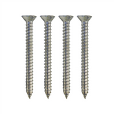 Stainless Steel 316 100mm Counter Sunk Timber Screw, Hex Head, M10, 4 pack