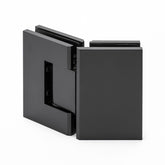 FORGE SHOWER HINGE GLASS TO GLASS 135 Degrees 10mm glass - Matt Black
